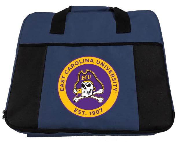 R and R Imports East Carolina Pirates Seat Cushion Officially Licensed Collegiate Product Navy