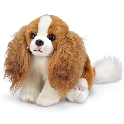 Bearington Sadie Cavalier King Charles Spaniel Plush Stuffed Animal Puppy Dog, 13 inch