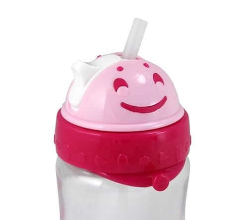 Garrafinha Escolar Infantil Squeeze com Canudo Jacki Design Borboleta