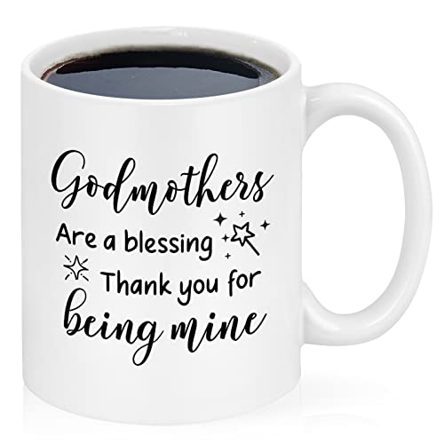 Maustic Godmother Gifts From Godchild, Godmother Gifts For Women, Godmothers Are A Blessing Thank You For Being Mine, Godmother Mothers Day Christmas Birthday Gifts, Godmother Proposal, Godmother Mug #TOP10