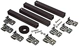Fácil de usar Micel 96404 Juego Pata somier 30x40 sin Rueda Negro(4 uds pzas), 0 W, 0 V