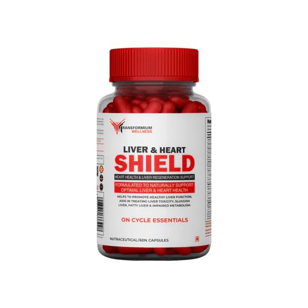 Liver & Heart Shield by Transformium Nutrition for Liver Protection, Heart