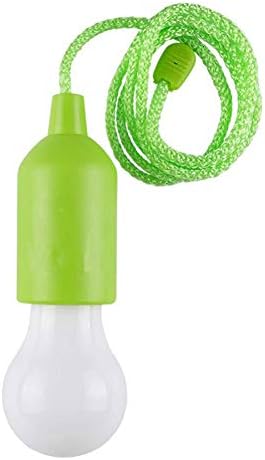 LYEAA Light Pull Cord Led Light Bulbs 1/2/4/6/7PCS Colorful LED Bulb Child Night Light Battery Operated LED Hanging Light Indoor for Birthday Party Lighting Outdoor Camping Lights Decor