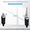 Yinker UHF Wireless XLR Microphone Transmitter Receiver Plug-on Wireless Microphone System for Dynamic Mic, Audio Mixer, Mixing Console, PA System #2
