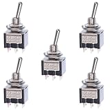 Lot de 5 Switch Electronics 5 x ON/ON Mini interrupteur à bascule DPDT