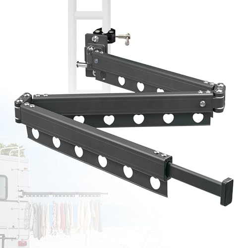 Extendable 50-Inch RV Clothes Drying Rack