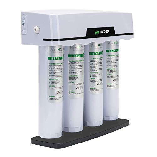 pH Under (Brush Nickel) | Pure Hydration Under-Counter Alkaline Water Machine | Ideal pH & with Antioxidants | Ultra Filtration | Brush Nickel Faucet thumbnail 3