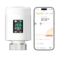 EZAIoT WLAN Heizkörperthermostat TRV901W – Smart Heizungsthermostat mit App & Alexa, Thermostat Heizung ohne Gateway, kompatibel mit Google Home