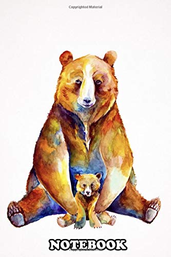 Notebook: Bear Necessities , Journal for Writing, College Ruled Size 6" x 9", 110 Pages