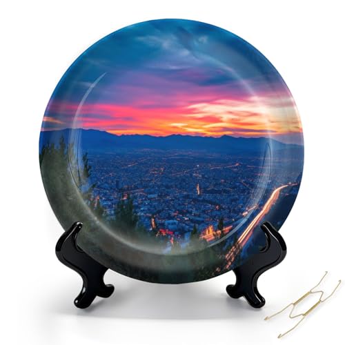 Decorative Plates for Display 10" Modern Framed Canvas Paintings Roanoke