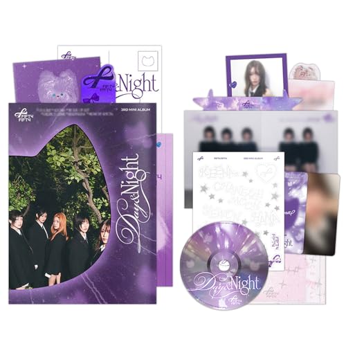 Album K-pop Fifty Fifty Day & Night Ver. Night avec poster et cartes photos