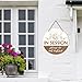 HSNBT In Session Door Sign, in Session Door Hanging Sign for Therapists Counselor Therapy Office Spa Room Reiki Studio Decor Do Not Disturb Door Sign Farmhouse Wall Decorations Massage in Session