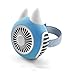LINGKY Ventilateur De Mini-Montre, Ventilateur Alimenté par Batterie De Ventilateur Silencieux Et Portable, Batterie Rechargeable De 1500 MAh, Fonctionnement à 3 Vitesses/Extérieur/Maison/Voyage