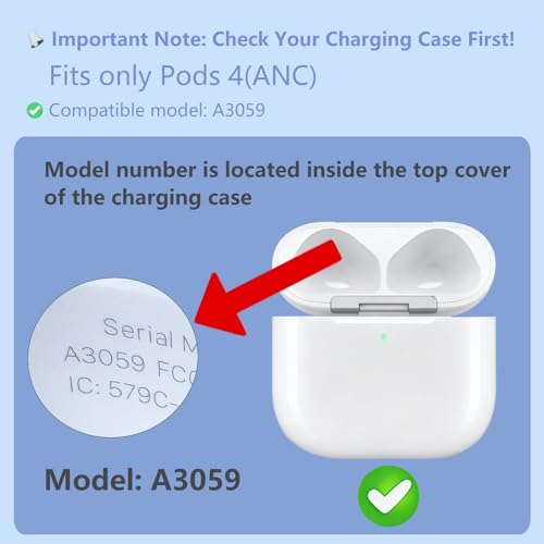 Siatron Single Right Earbud A3056, 4th Gen OEM Replacement Earbud, Right Side Compatible with A3055 A3057, Fits AirPods 4 A3059 Charging Case, ANC Enabled, Original Pulled Used Part - Image 4