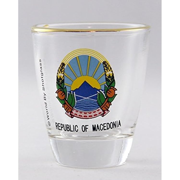 Botswana Coat Of Arms Shot Glass - Rare Souvenir Collectible 2.25"