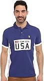 U.S. Polo Assn. Men's Sporty Authentic Slim Fit Pique Polo Shirt