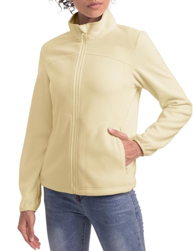 TBMPOY Womens Polar Fleece Jacket Full Zip Warm Winter Jackets with 4 Pockets Lightweight Hiking Outdoor Thermal Coat2