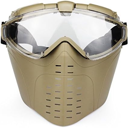 Amazon Wosport 電動ファン付き フルフェイスマスク Tan フェイスマスク 通販