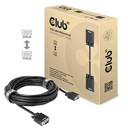 Câble VGA CLUB3D CAC-1710 anti interférences 10m mâle mâle - 2