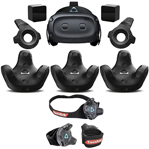 Htc Vive Cosmos Elite Vr Headset Bundle With 3X Vive Tracker (3.0), Rebuff Trackbelt + 2 Track Straps Body Tracking Vr Bundle #TOP16