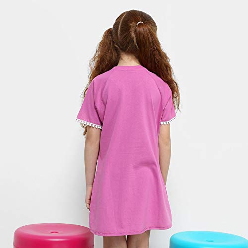 Camisola Infantil Lupo Frozen Anna Feminino - Rosa - 08