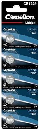 Eastcel 5 x CR1225 3V lithium knoopcel 50 mAh (1 blisterkaart van