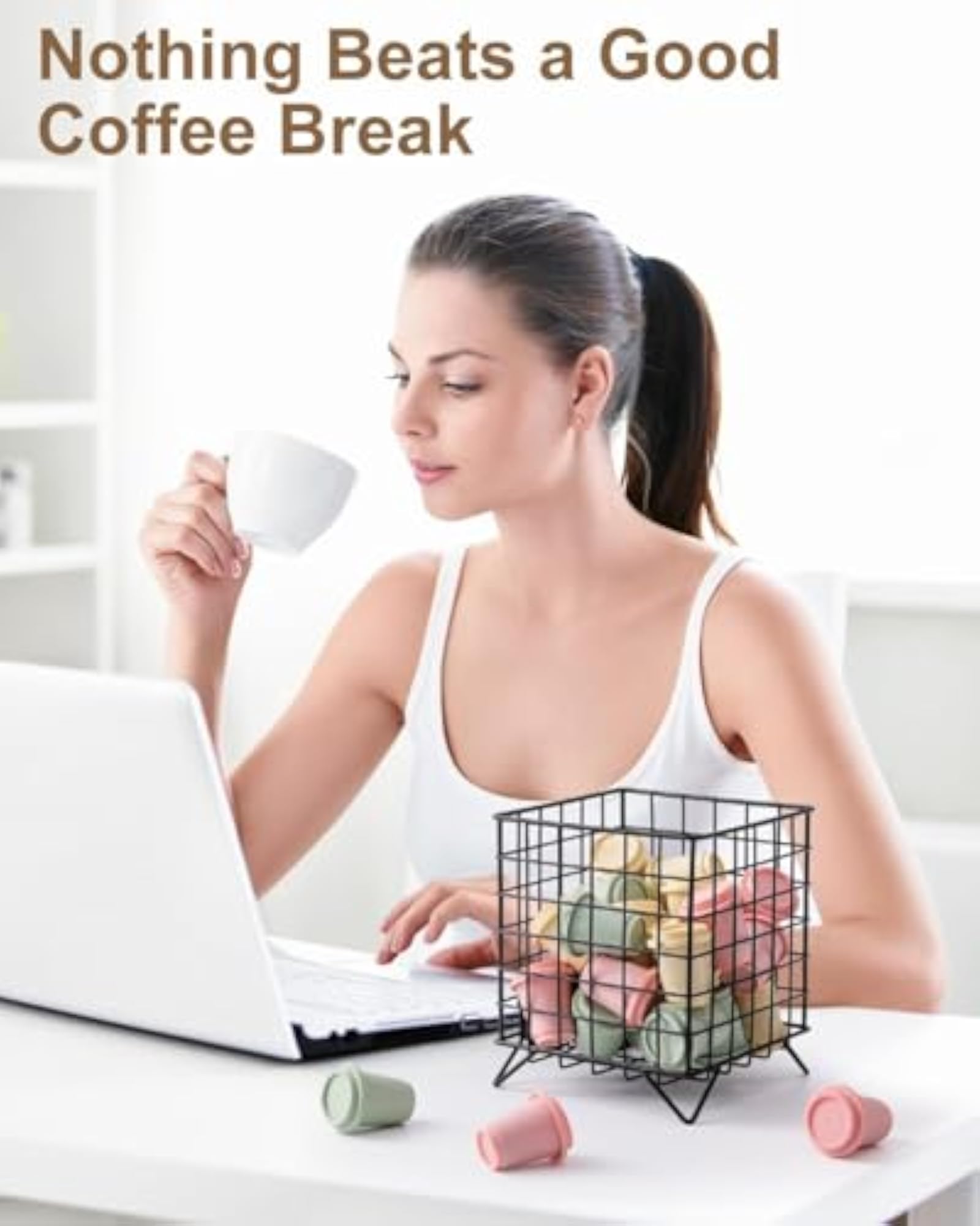 Black K Cup Holder Organizer for Coffee Pods