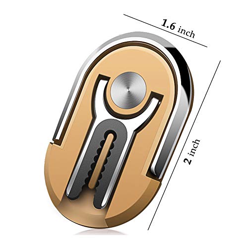 Phone Ring Holder Multipurpose Mobile Phone Bracket Holder Rotation Stand Phone Ring Holder Finger Kickstand Stand 360 Degree Rotation for Car Home - Thumbnail 2