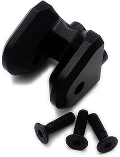 Aluminum Front Center Brace Mount Lower Suspension Link Stabilizer Black for Arrma 1/5 Kraton Outacast ARA310930