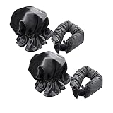 Satin Heatless Hair Curler 2 Set, Hair Rollers for Heatless Curls with Hair Caps, Soft Curling Rod H