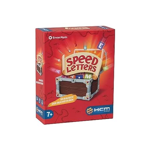 HCM Kinzel - Speed Letters | Juego de Cartas rápido con búsqueda del Tesoro | Coleccionar y Ganar | Diversión para Toda la Familia | Juego de Cartas | alemán | 55201 | Ya disponible en tu tienda friki favorita! En mundofriki.es!