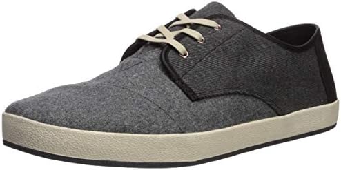 TOMS Men's Paseo Sneaker, Charcoal 