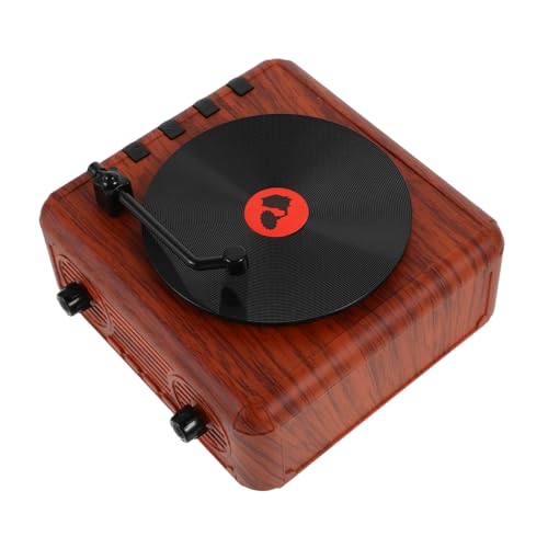 Enceinte vintage style platine vinyle au design rétro raffiné et finitions premium