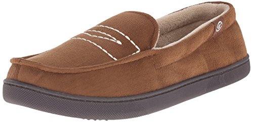 isotoner Men's Microsuede Moc Thinsulate Flat
