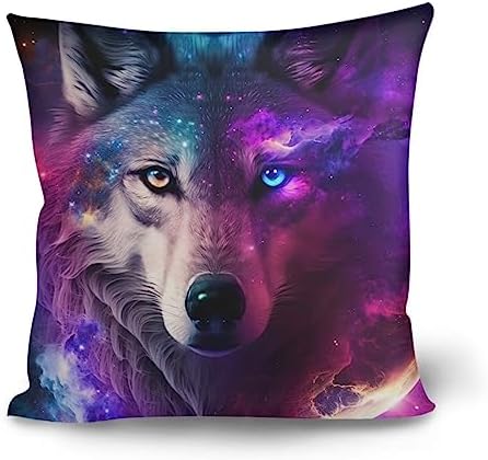 Showudesigns Black Cat Pillow Covers Cushion Covers 18x18 inch Home Decorative Personalised Throw Pillowcase for Kids Women Men Teen Girls Boys Gifts