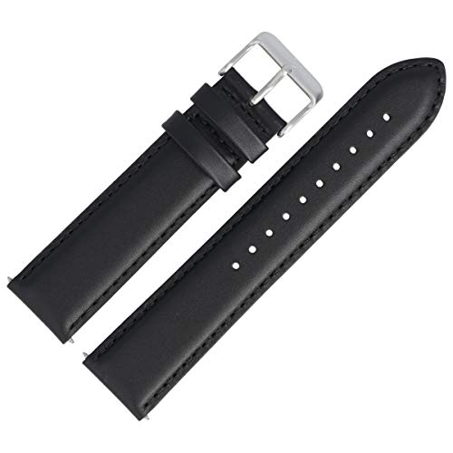 Victorinox Watch Strap 21 mm Leather Black – 5769, Strap.