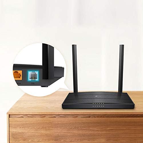 TP-Link Archer VR400, AC1200 Mbps Kablosuz Dual-Band MU-MIMO Fiber Destekli VDSL/ADSL Modem Router, 4 Gigabit LAN Portları + 1 USB 2.0 Port, Beamforming, Tether Uygulaması ile Kolay Kurulum - Görsel 7