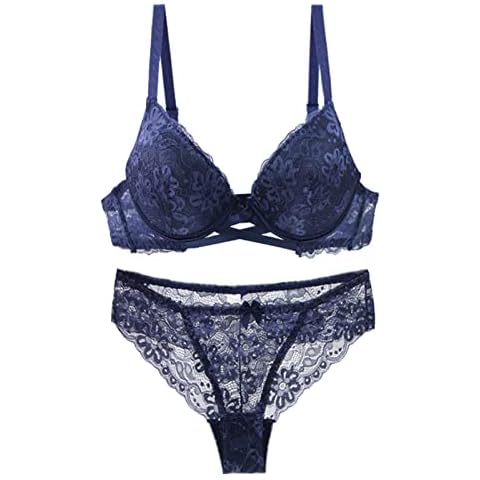 Necalisi Elegant Lace Bra and Knickers Set Cover