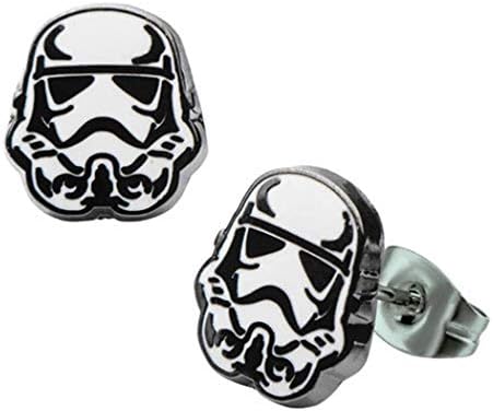 Star Wars Stormtrooper Enamel Stud Earrings