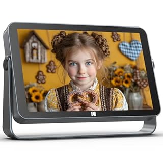 KODAK Wireless Digital Picture Frame with 4000mAh Battery Powered,10.1 Inch 1920x1200 G+G IPS Touch Screen Digital Picture Frame, 32GB Storage, Auto-Rotate, KODAK APP, Gifts for Women