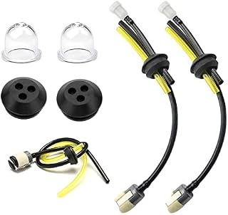 Decespugliatore Tubo Carburante, Tubo Carburante Serbatoio Decespugliatore Filtro Benzina,Flessibile del Carburante di Ricambio Accessori, per Tosaerba Tagliasiepi Potatore, 6 Pezzi, Butyeak