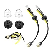 Benzinschlauch Dichtung, Dreiloch Benzinfilter Kit, Benzinfilter Kit, Universal Benzinfilter Ersatzteile Benzinschlauch Dichtung für Motorsense Erdbohrer Heckenschere Freischneider Hochentaster