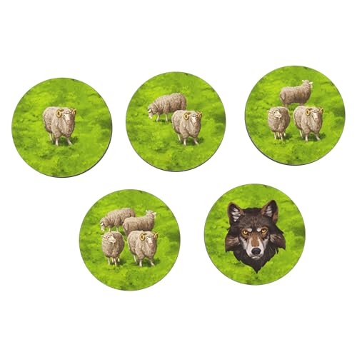 Carcassonne Sheep & Shepherds Expansión juego de mesa miniatura 4