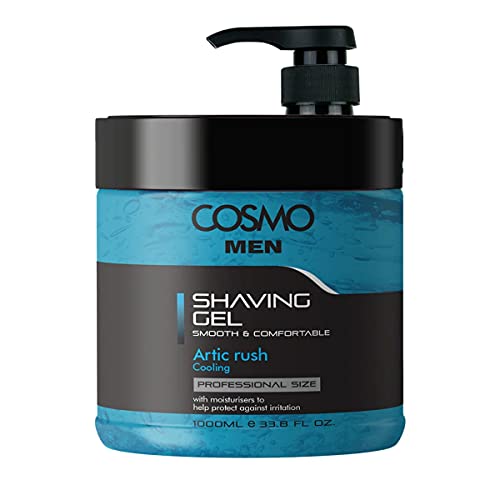 CD COSMO DESIGNS Men Artic Rush Cooling Smooth & Comfortable Shaving Gel 1000ML