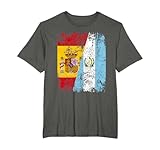 GUATEMALA ESPAÑA BANDERA de la AMISTAD | GUATEMALA Camiseta