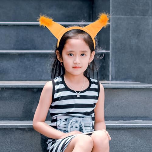 Baluue Conjunto De De Animal Orelha De Esquilo Faixa De Cabeça Gravata Borboleta E Cauda ​​Vestido I