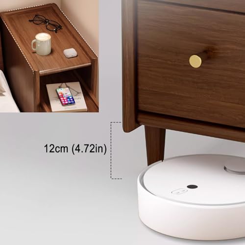 Petite table d'appoint étroite en bois massif pour optimiser les petits coins