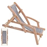 Petites chaises de plage miniatures : elles peuvent répondre à vos besoins pour décorer une maison miniature avec des objets miniatures, vous offrant ainsi un joli plaisir visuel