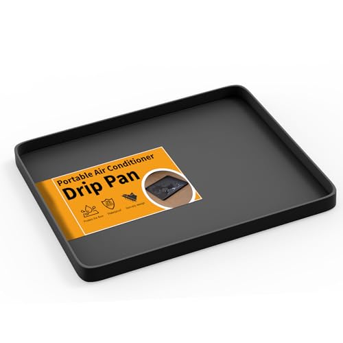 LBG Products Portable Air Conditioner Drip Tray Condensate Drip Pans for 5000-14000 BTU Portable AC Units,Portable AC Drip Pan Catch & Prevent Spills or Leaks from Air Conditioners (Black) by LBG Products - Used condition - US$19.74