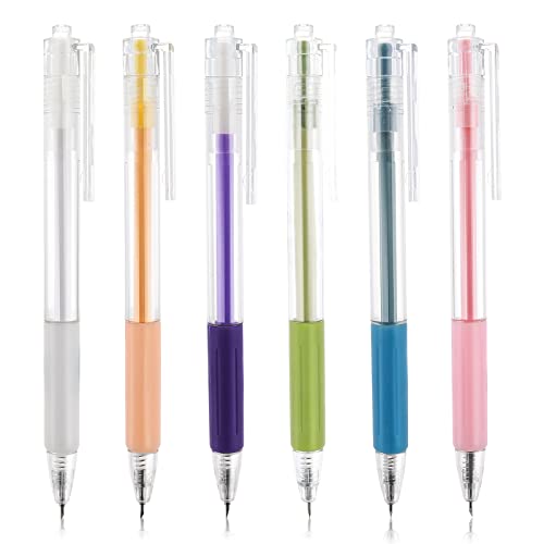 cobee Messer Pen Handwerk Schneidwerkzeuge, 6 Stück Präzisions Papierschneidestifte mit rutschfestem Silikongriff Cartoon Muster Studenten Allzweckmesserstift kreatives Handwerks Schneidwerkzeug